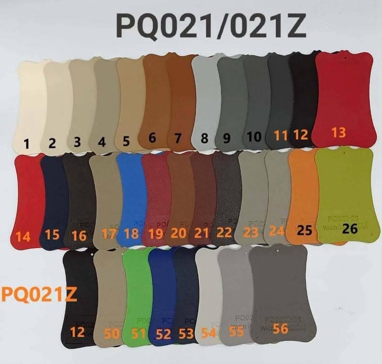 ตัวอย่างสีหนัง PQ021 / PQ021Z