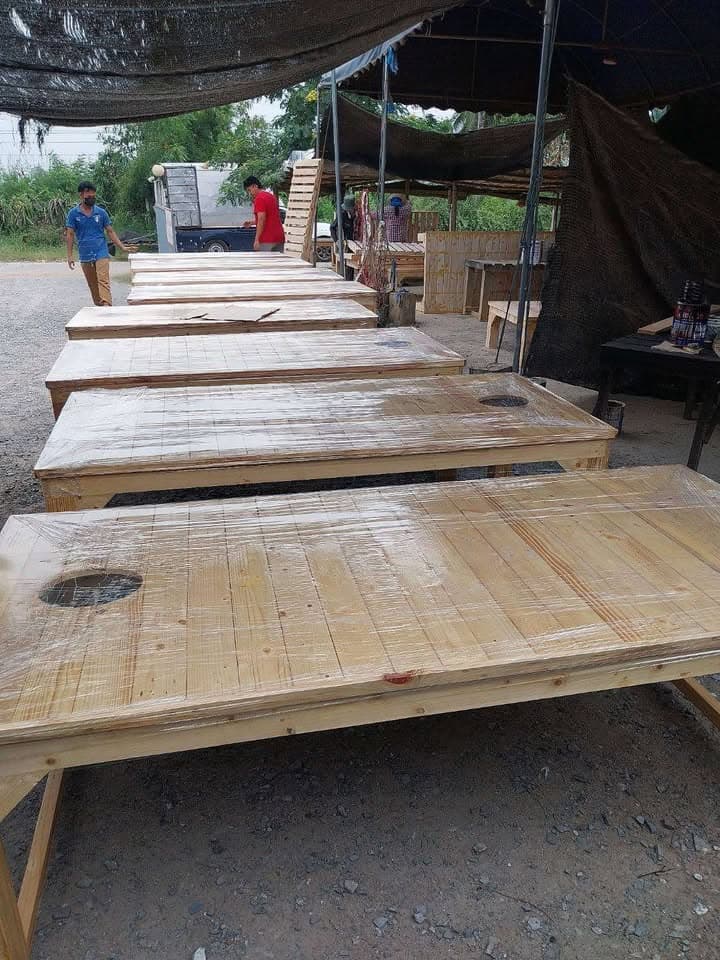 เตียงนวดแบบพกพา สีดำ - Image 1